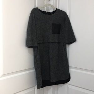 Madewell Black and Grey Dress